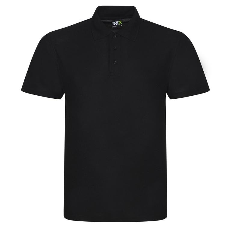 Pro polyester polo Black