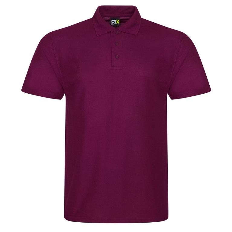 Pro polyester polo Burgundy