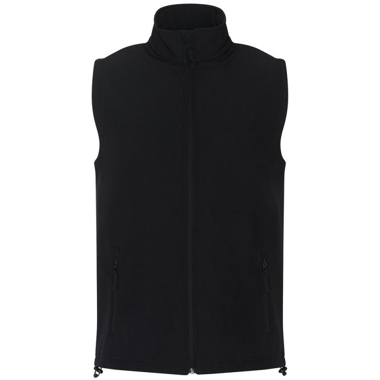 Pro 2-layer softshell gilet Black