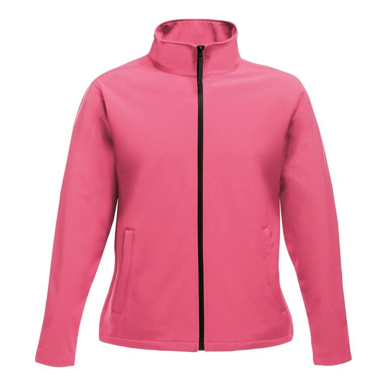 Women's Ablaze printable softshell Hot Pink/Black