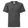 Kids iconic 150 T Dark Heather Grey