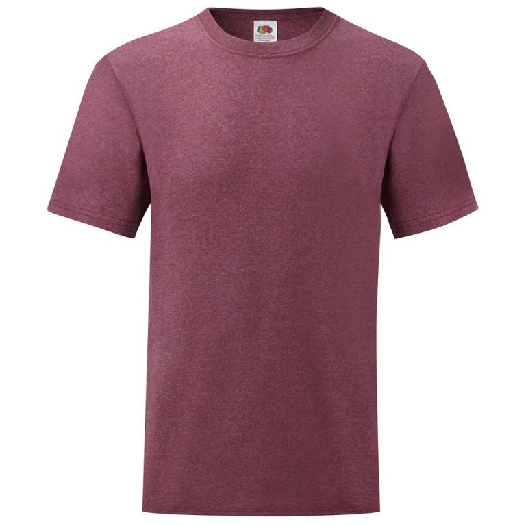 Valueweight T Heather Burgundy