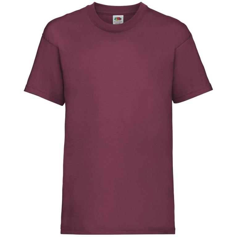 Kids valueweight T Burgundy