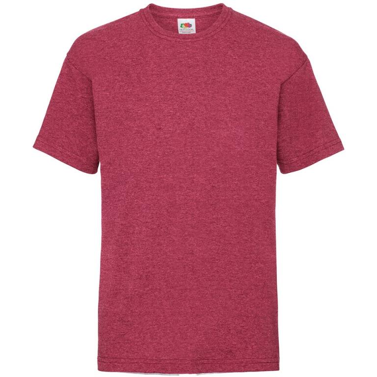 Kids valueweight T Vintage Heather Red