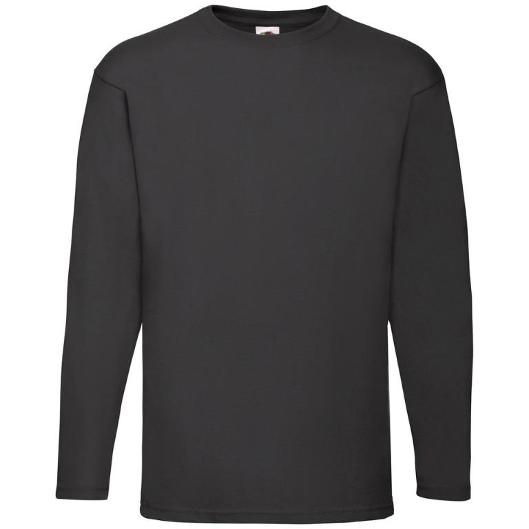 Valueweight long sleeve T Black