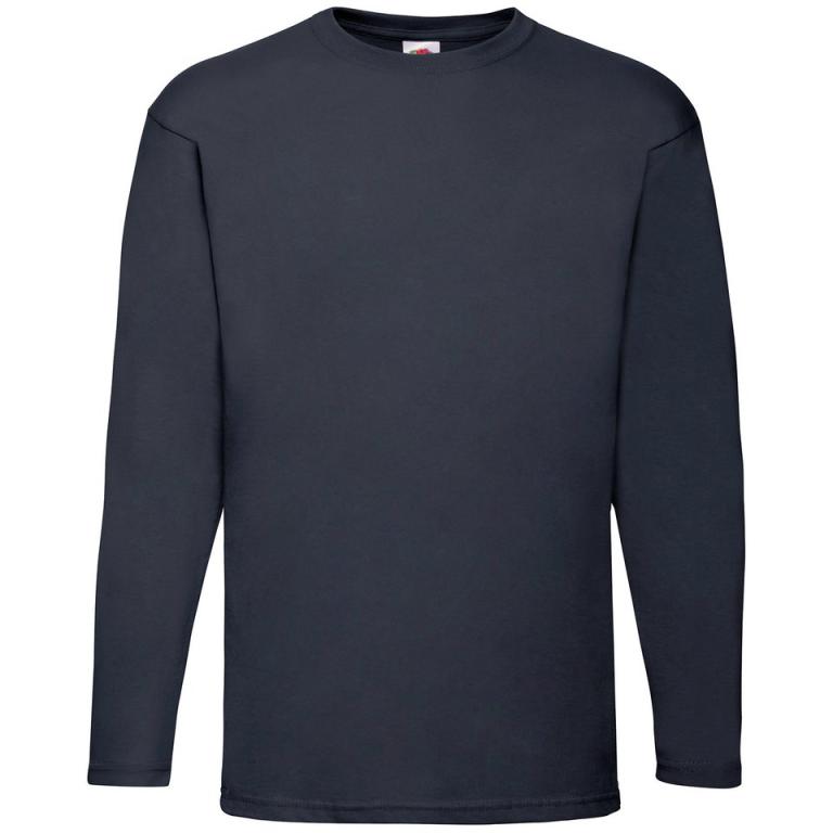 Valueweight long sleeve T Deep Navy