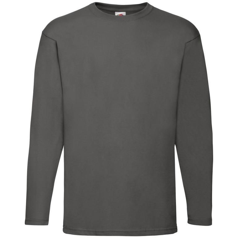 Valueweight long sleeve T Light Graphite