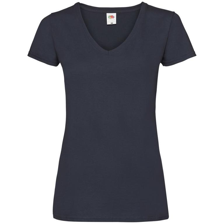 Women's valueweight v-neck T Deep Navy