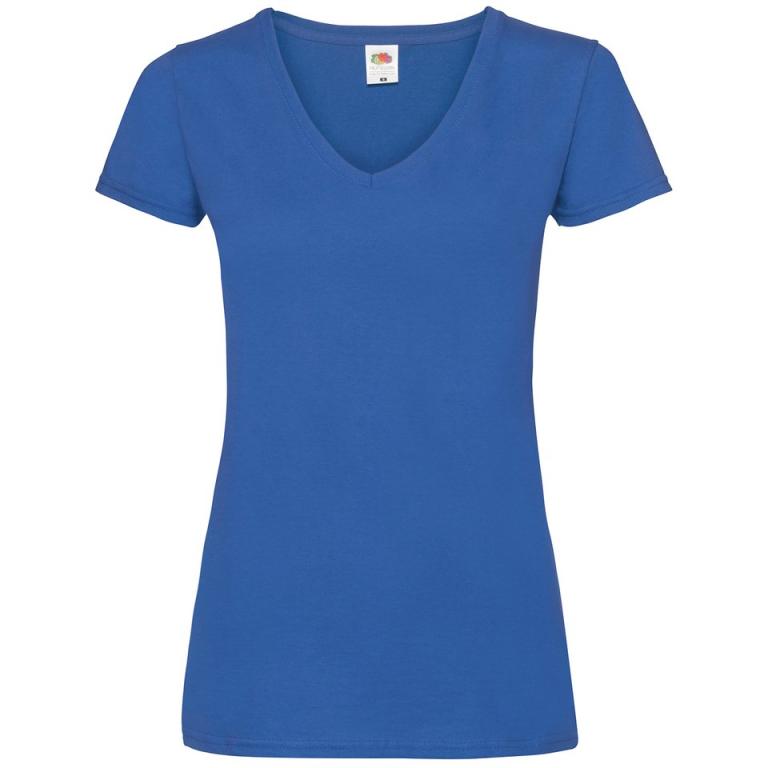 Women's valueweight v-neck T Royal Blue