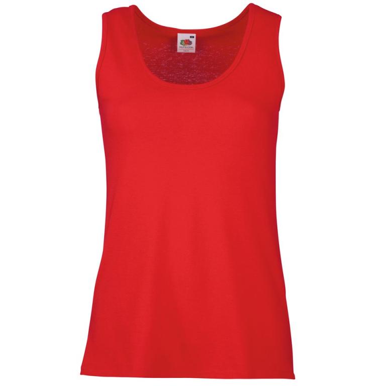 Women's valueweight vest Red