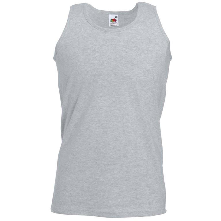 Valueweight athletic vest Heather Grey