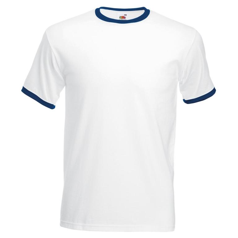 Ringer T White/Navy