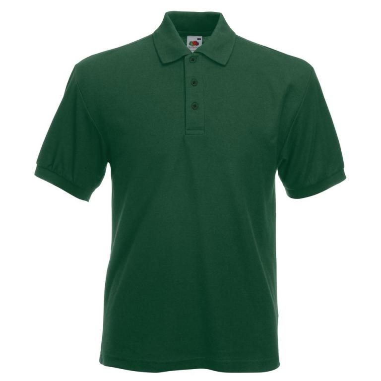 Heavyweight 65/35 polo Bottle Green