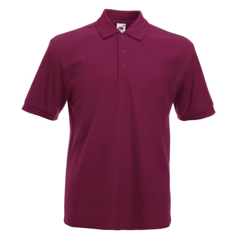 Heavyweight 65/35 polo Burgundy