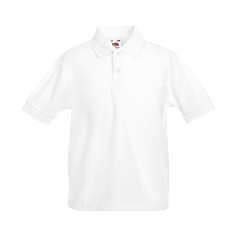 Kids 65/35 piqué polo White