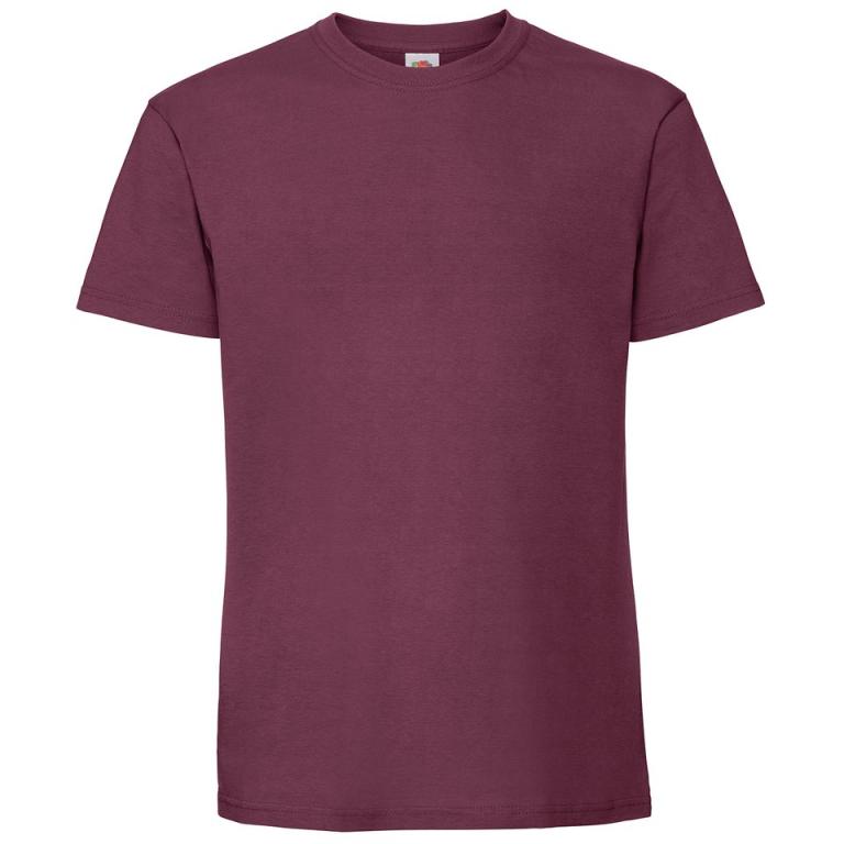 Ringspun premium T Burgundy