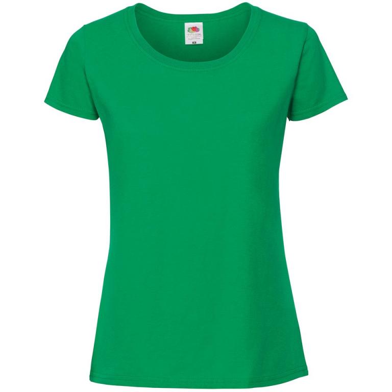 Lady-fit ringspun premium t-shirt Kelly Green