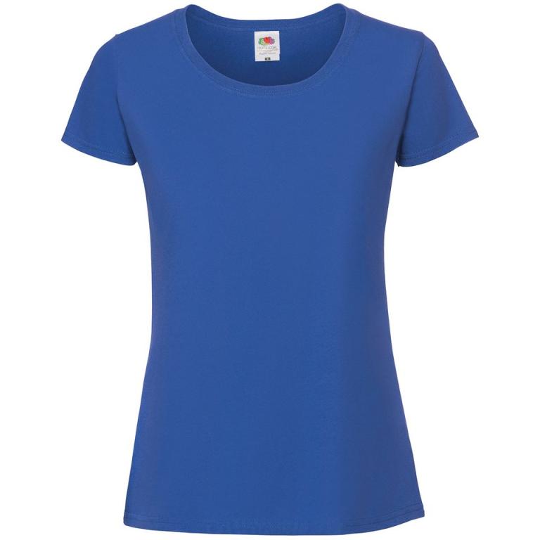 Lady-fit ringspun premium t-shirt Royal Blue