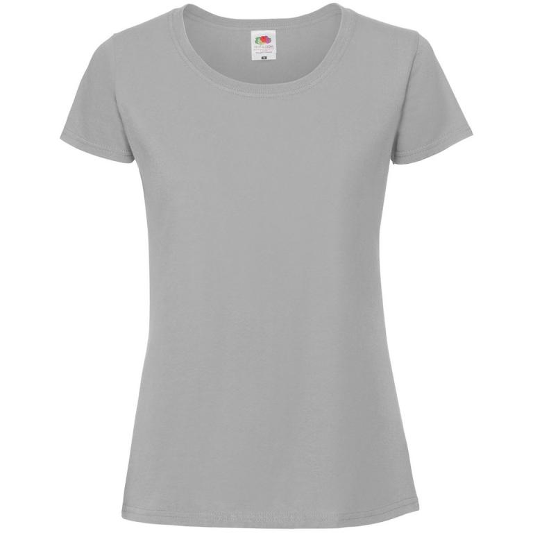 Lady-fit ringspun premium t-shirt Zinc