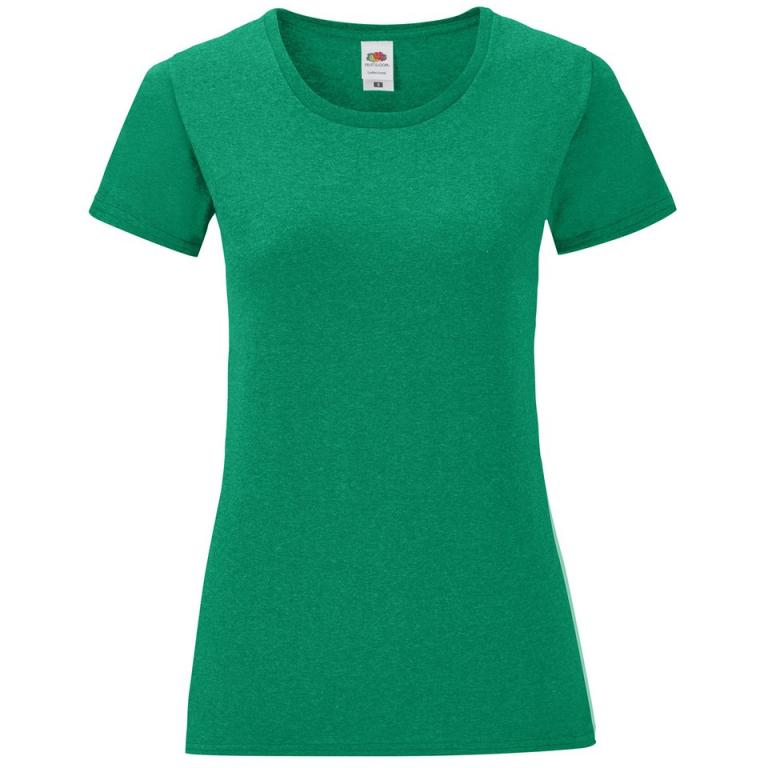 Women's iconic T Heather Green