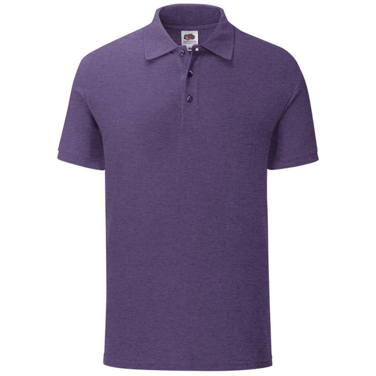 Iconic polo Heather Purple