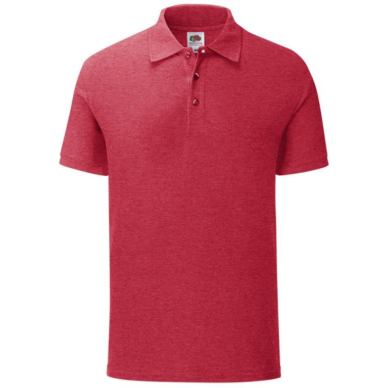 Iconic polo Heather Red