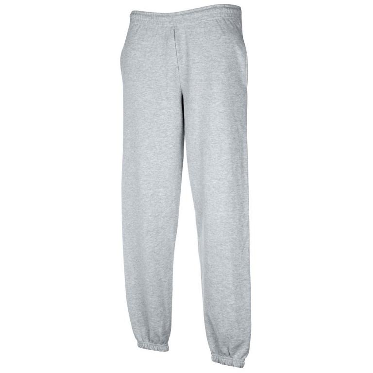 Premium 70/30 elasticated sweatpants Heather Grey