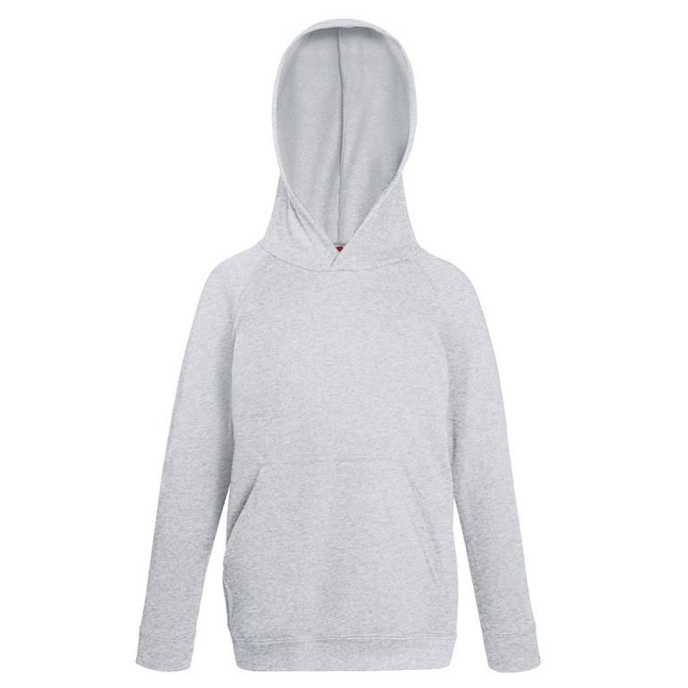 Kids lightweight hooded sweatshirt Heather Grey