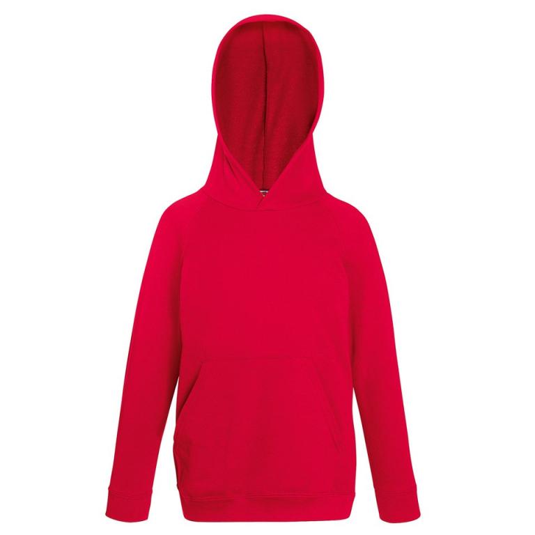 Kids lightweight hooded sweatshirt Red