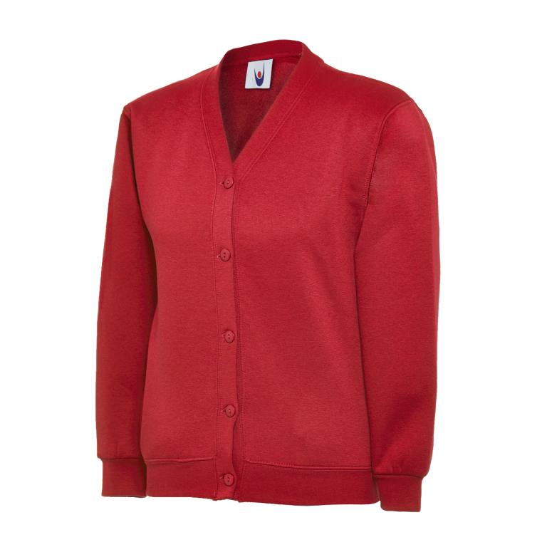 Childrens Cardigan Red