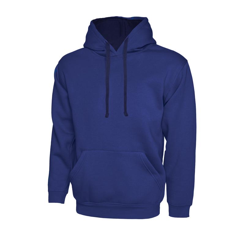 Contrast Hooded Sweatshirt  Royal/Navy