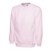 Ladies Deluxe Crew Neck Sweatshirt Pink