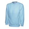 Ladies Deluxe Crew Neck Sweatshirt Sky