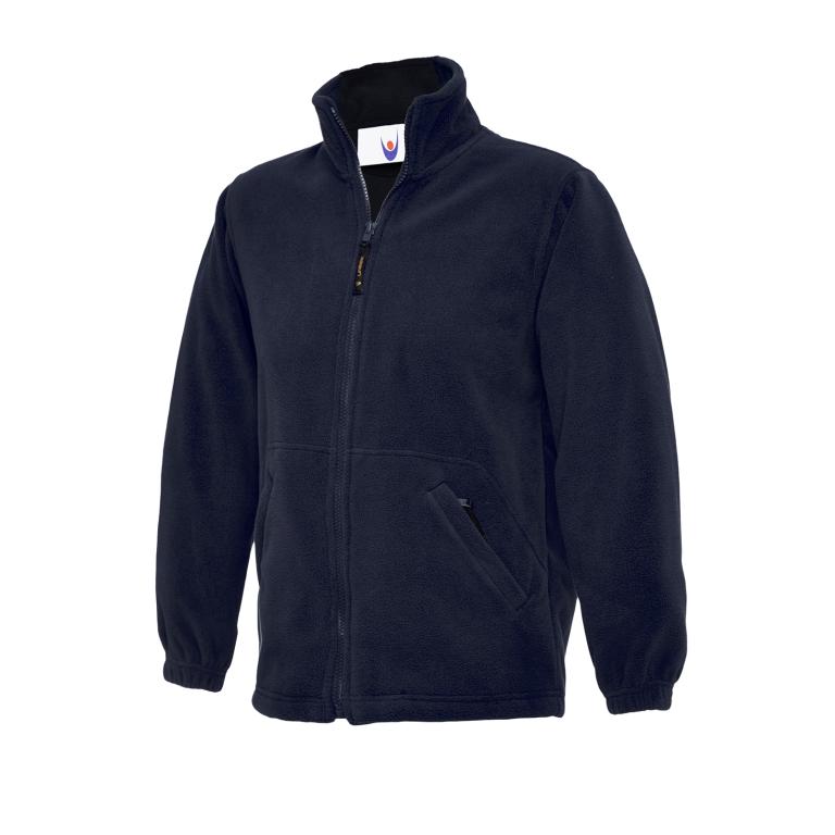 Childrens Full Zip Micro Fleece Jacket  Navy