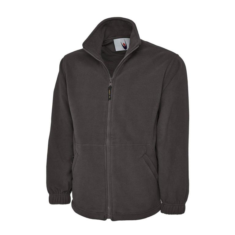 Classic Full Zip Micro Fleece Jacket Charcoal