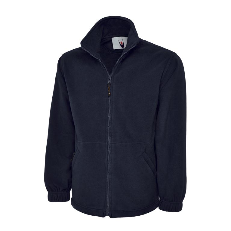 Classic Full Zip Micro Fleece Jacket Navy