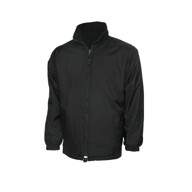 Premium Reversible Fleece Jacket Black