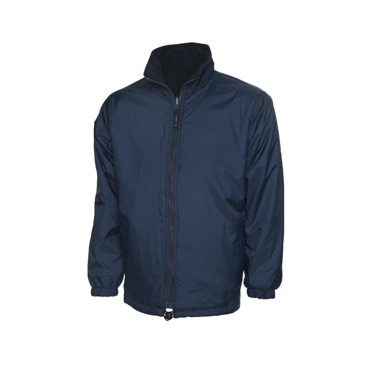 Premium Reversible Fleece Jacket Navy