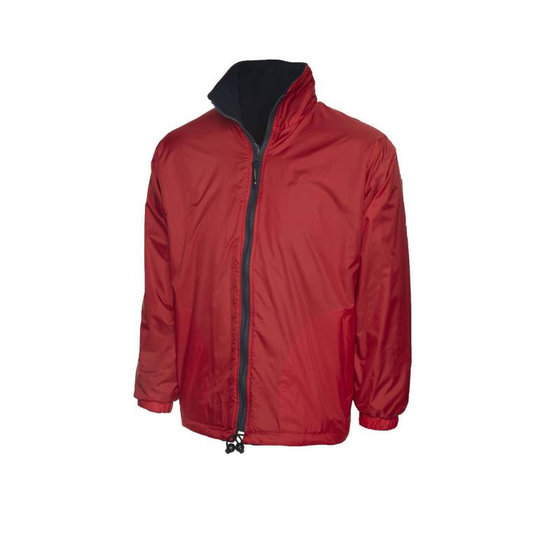 Premium Reversible Fleece Jacket Red