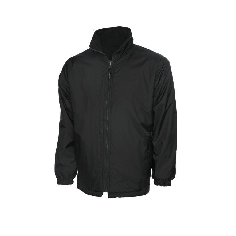 Childrens Reversible Fleece Jacket  Black