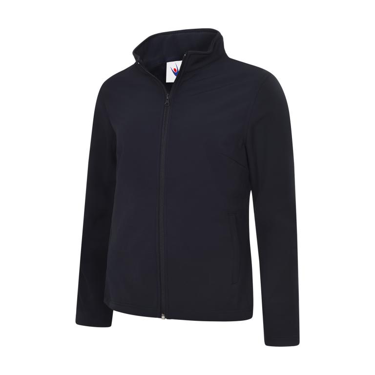 Ladies Classic Full Zip Soft Shell Jacket Navy