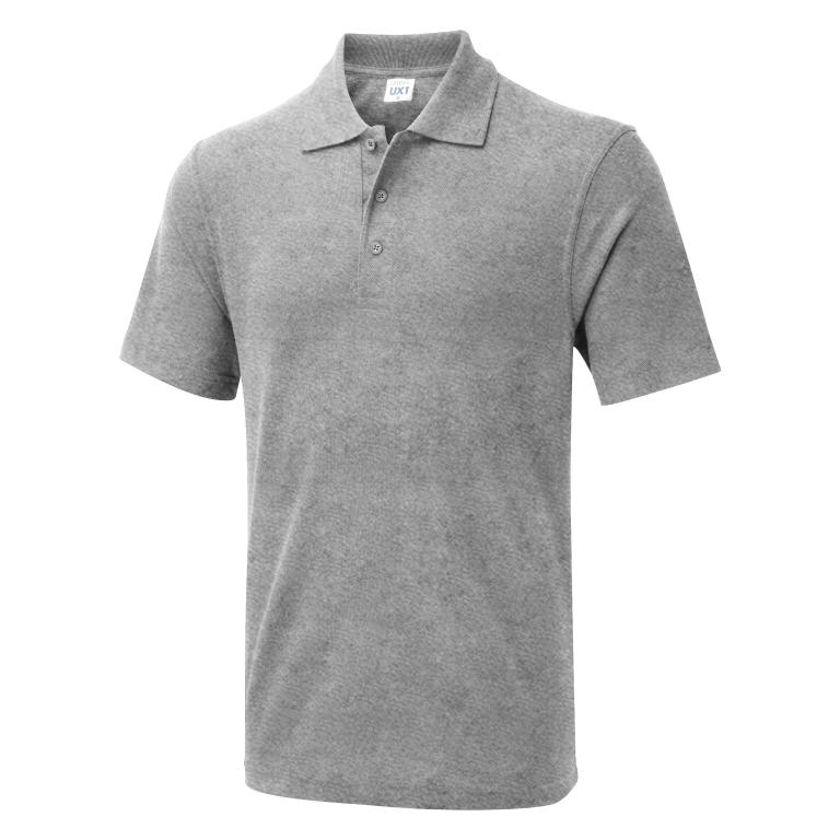 The UX Polo Heather Grey