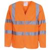 Hi-vis long sleeve waistcoat (HVJ200) Orange