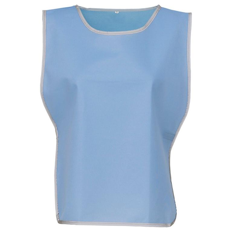 Hi-vis reflective border tabard (HVJ259) Sky Blue