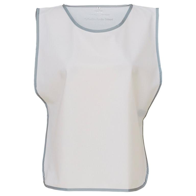 Hi-vis reflective border tabard (HVJ259) White