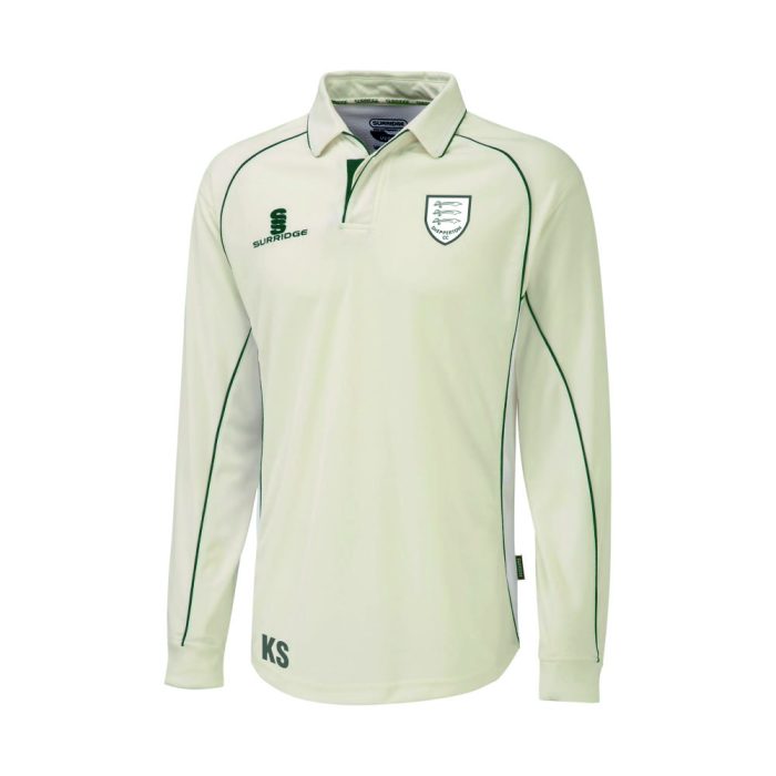 Official Shepperton Cricket Club Premier Match Shirt Long Sleeved