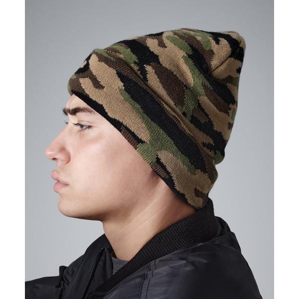 Camo cuffed beanie