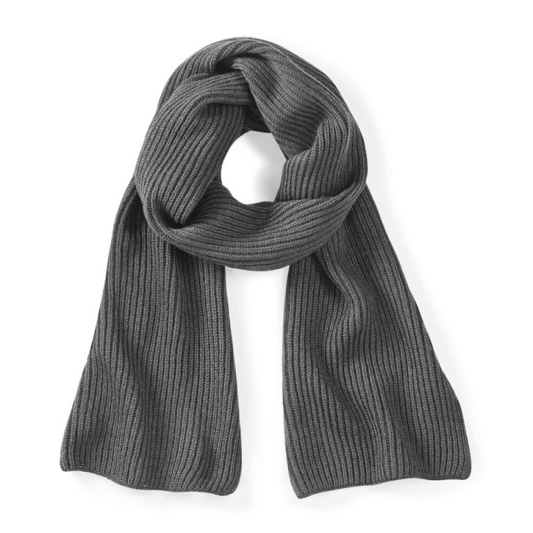 Metro knitted scarf Smoke Grey