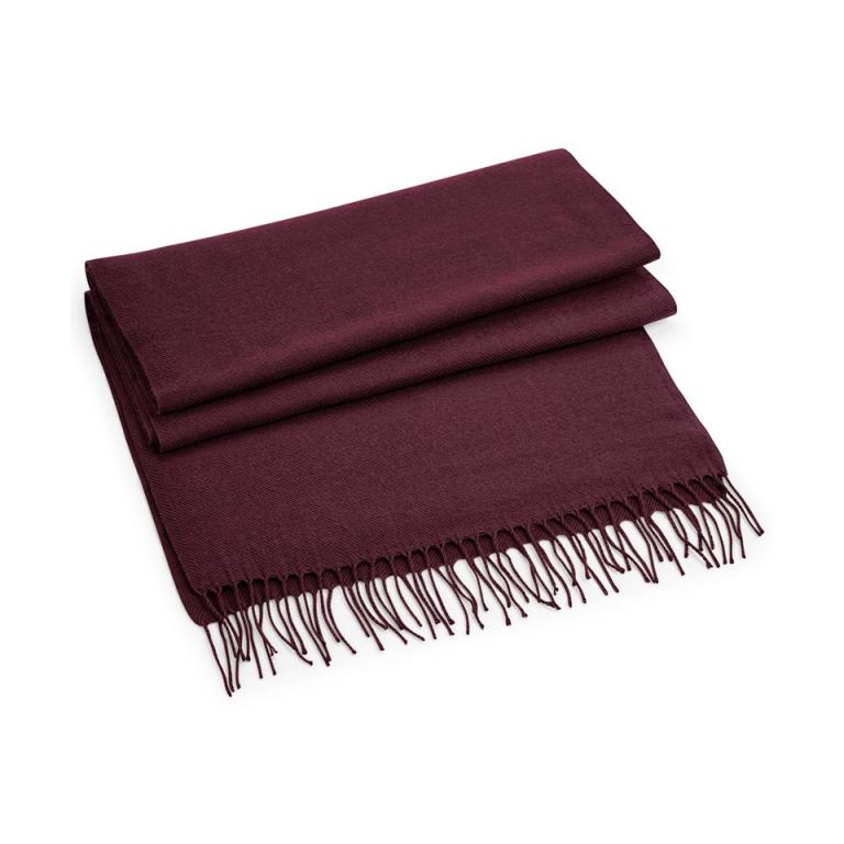 Classic woven scarf Burgundy