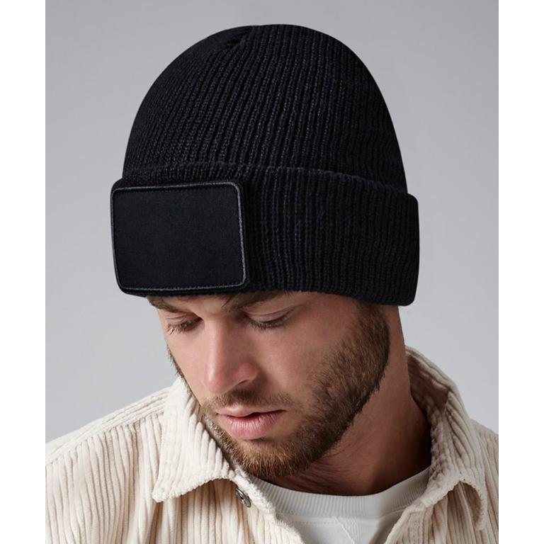Removable patch Thinsulate™ beanie